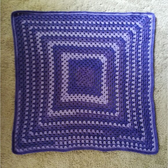 Small Crochet Blanket - Picture 1 of 3